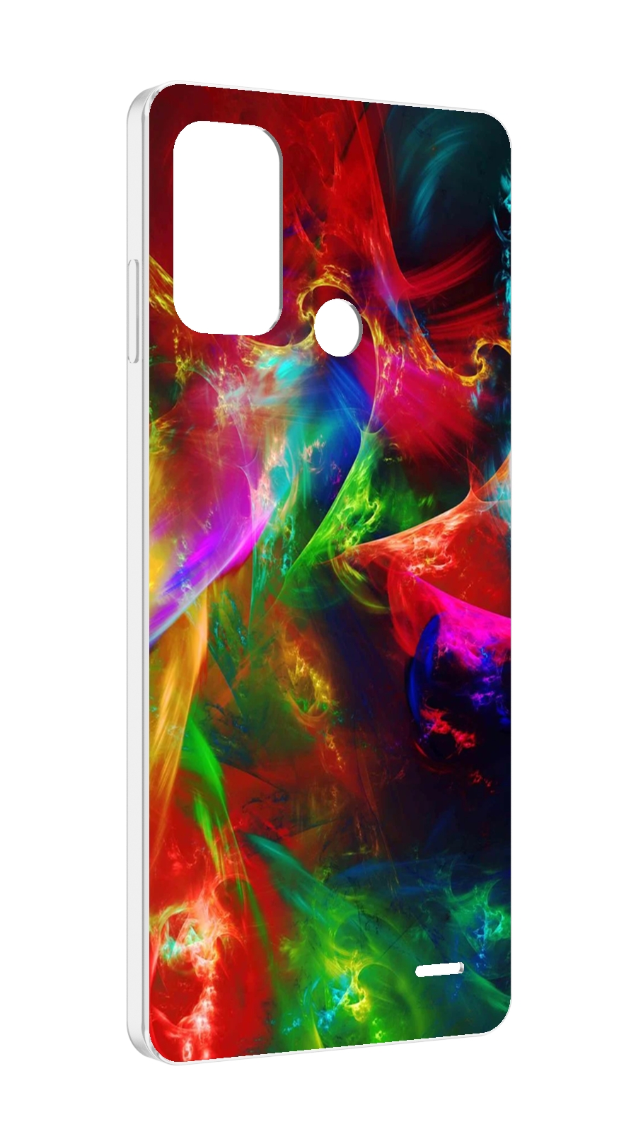 Чехол MyPads Сияние-красок для ZTE Blade A52