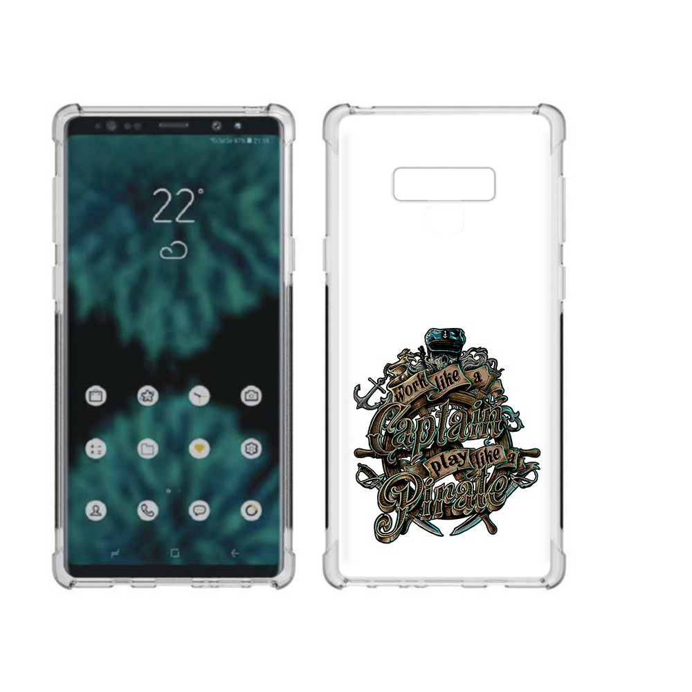 

Чехол MyPads Tocco для Samsung Galaxy Note 9 капитан пиратов (PT115235.598.385), Прозрачный, Tocco