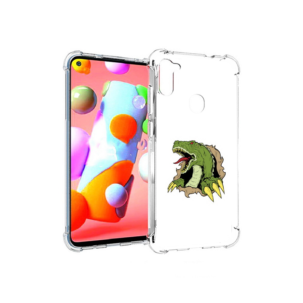 

Чехол MyPads Tocco для Samsung Galaxy A11 годзила (PT149913.480.290), Прозрачный, Tocco