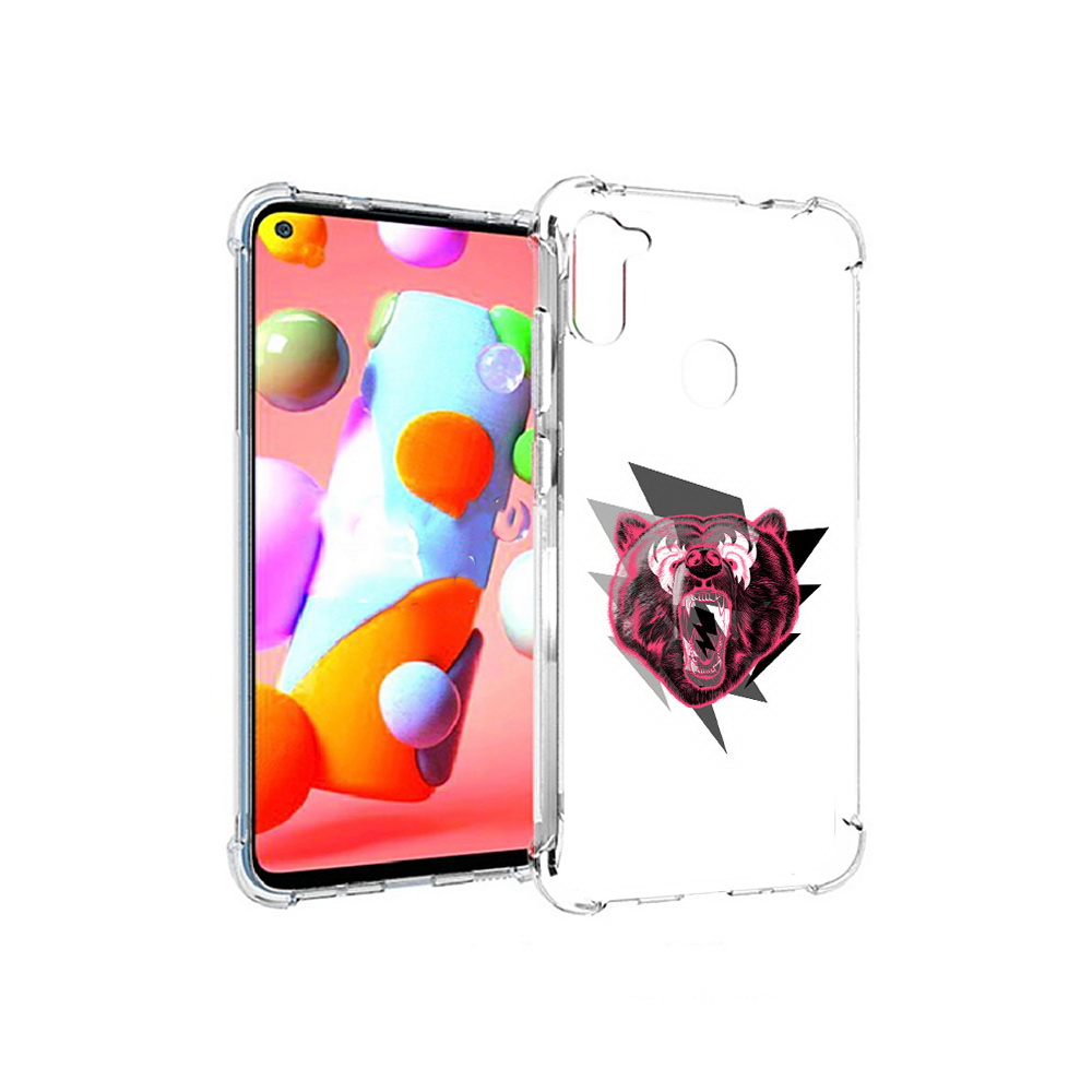 Чехол MyPads Tocco для Samsung Galaxy A11 грозовой медведь (PT149913.480.301)