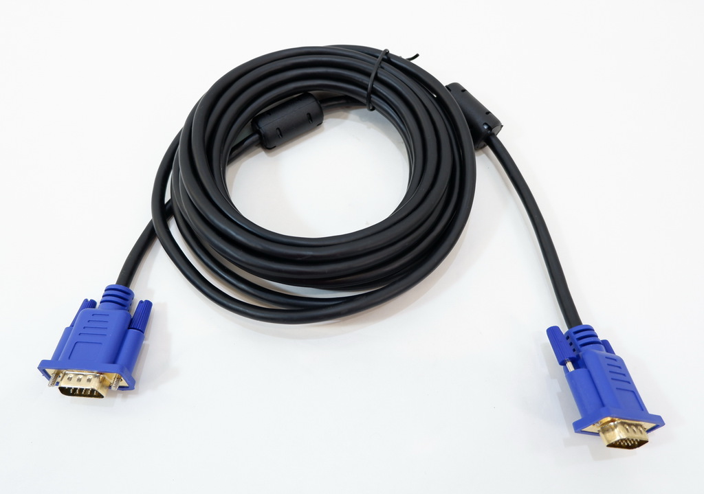 

Кабель VGA для монитора 4,5 метра, Черный, Кабель VGA