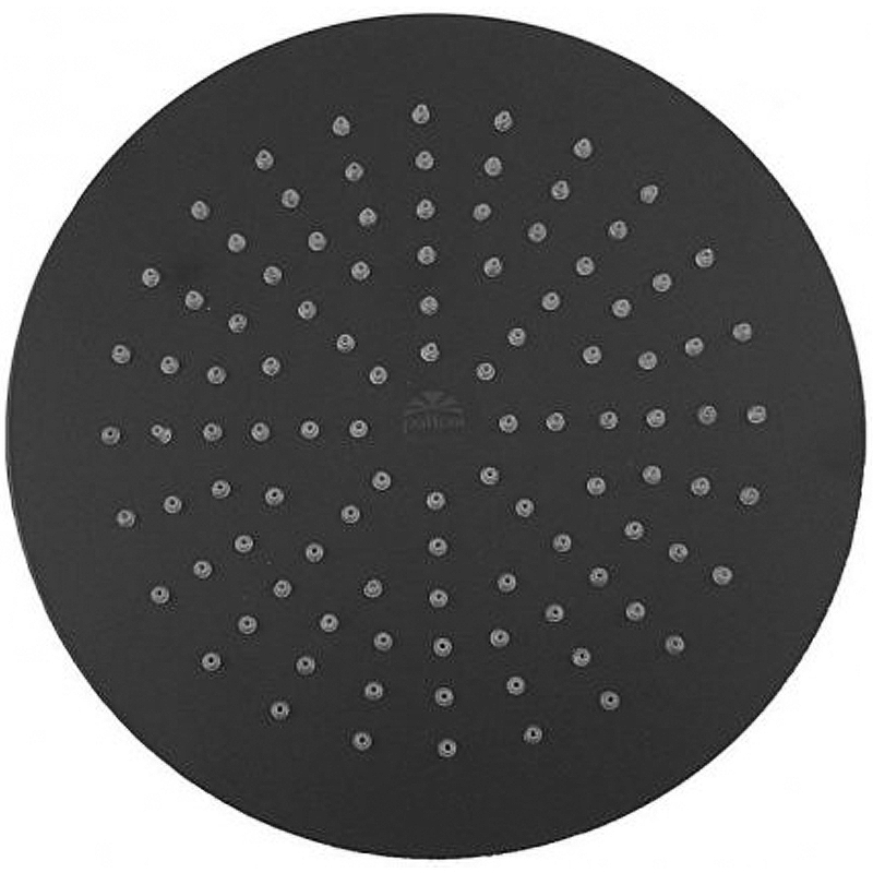 фото Paffoni master верхний душ d.225 круглый, цвет черный матовый (zsof074no)