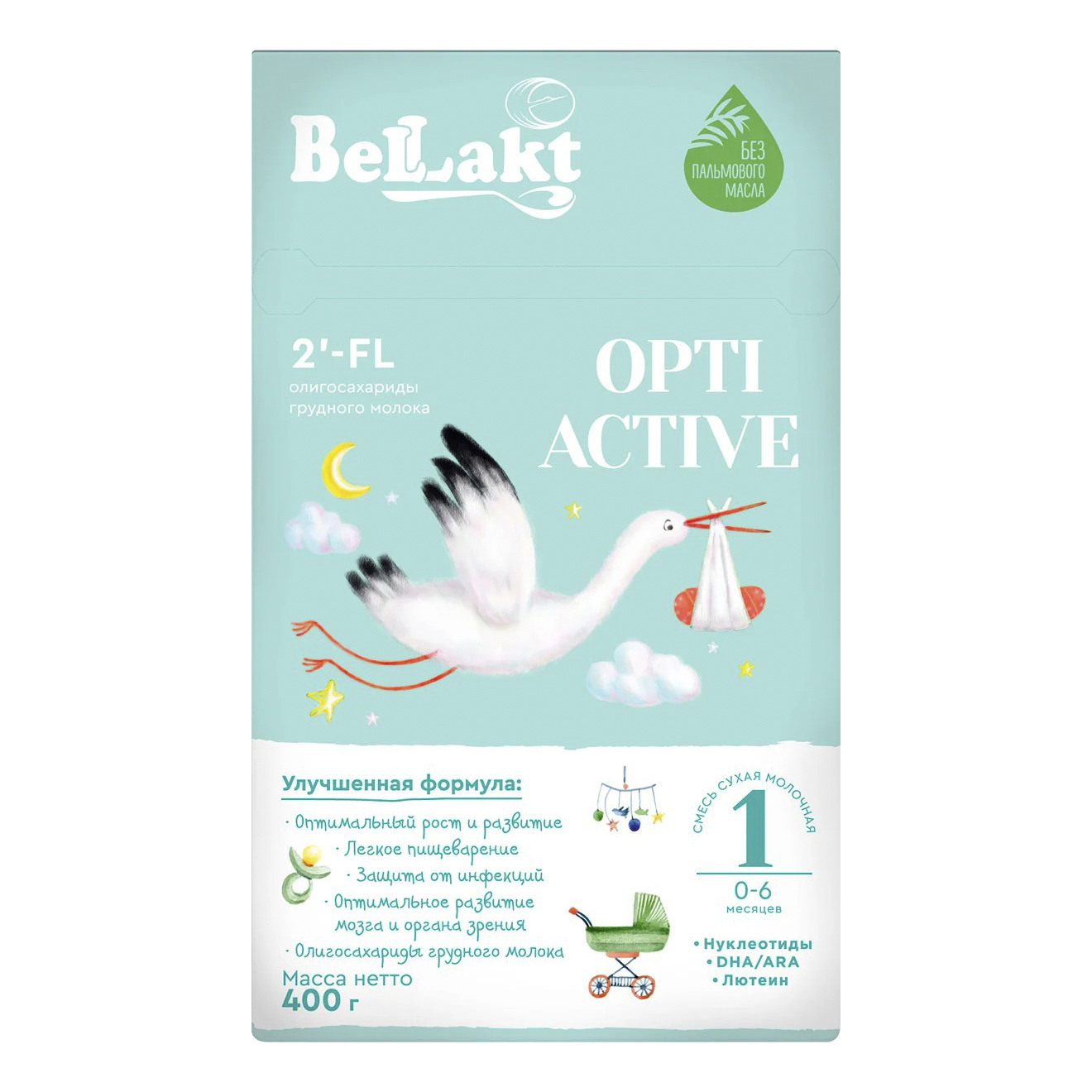 Смесь Беллакт Bellakt Opti Active 1 0-6 мес., 400г