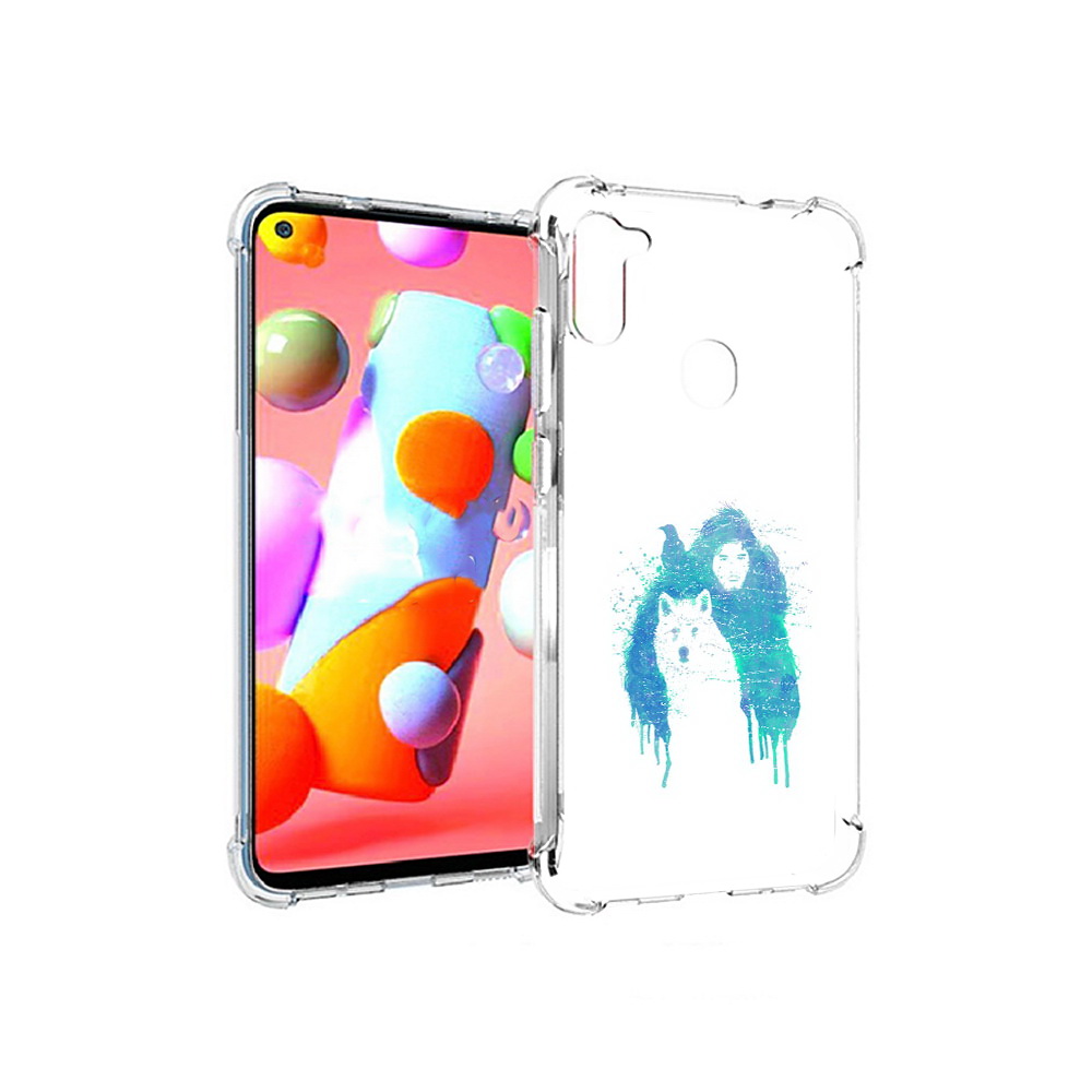 Чехол MyPads Tocco для Samsung Galaxy A11 джон сноу (PT149913.480.323)