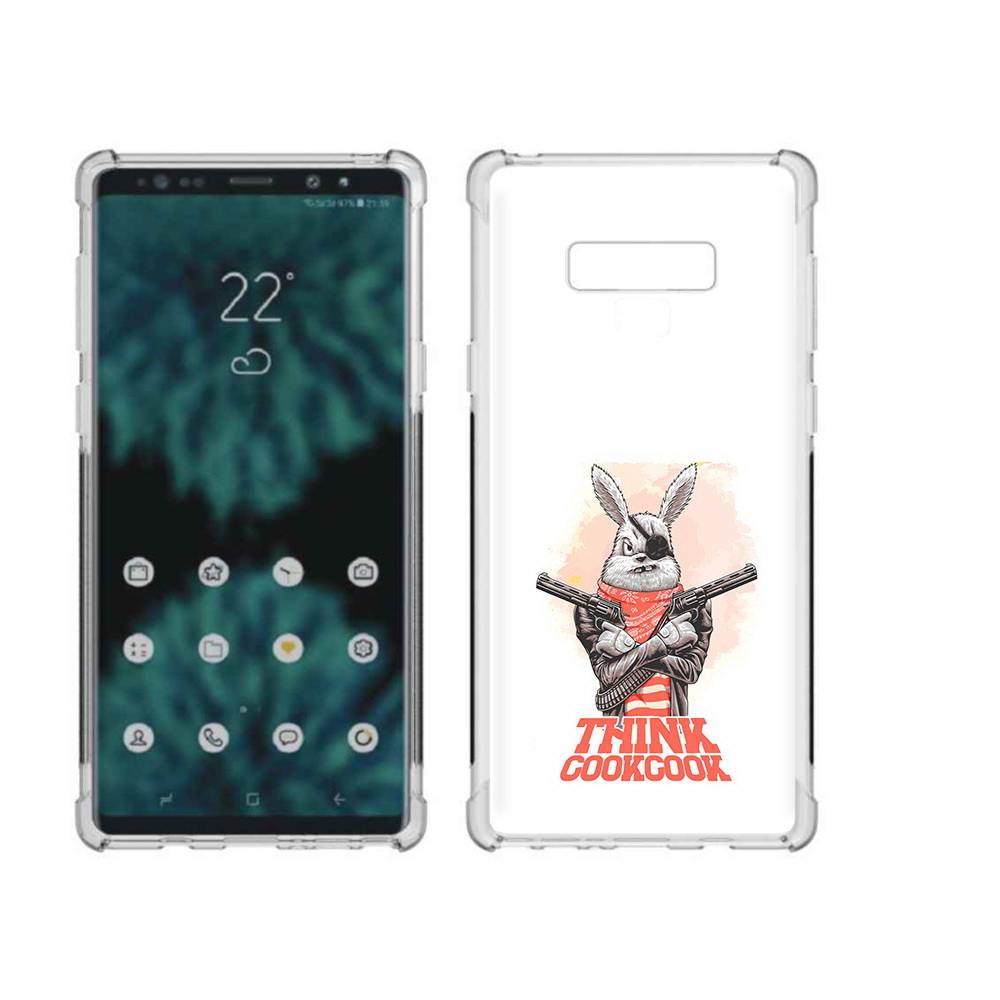 

Чехол MyPads Tocco для Samsung Galaxy Note 9 кролик пират (PT115235.598.419), Прозрачный, Tocco