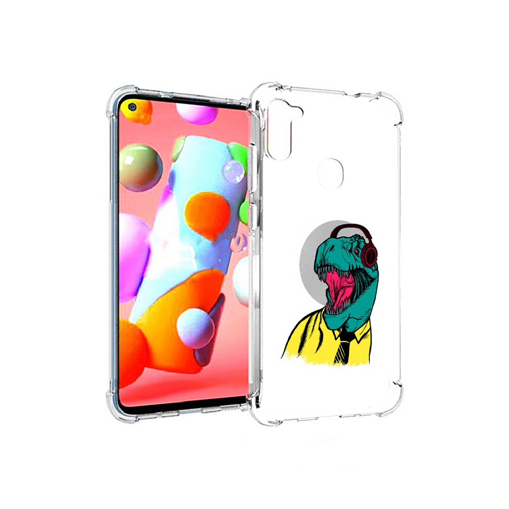 

Чехол MyPads Tocco для Samsung Galaxy A11 дино (PT149913.480.326), Прозрачный, Tocco