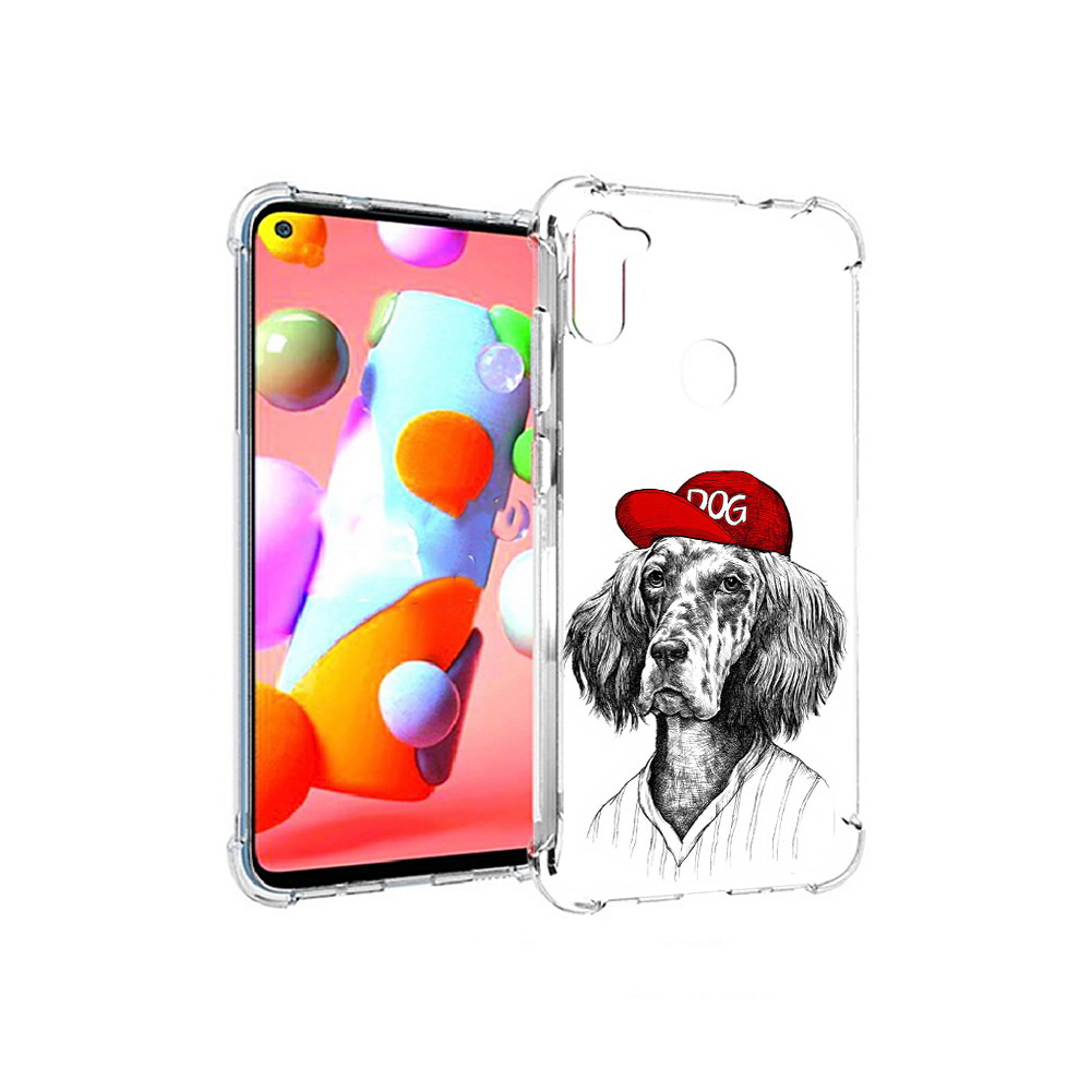 

Чехол MyPads Tocco для Samsung Galaxy A11 дог (PT149913.480.333), Прозрачный, Tocco