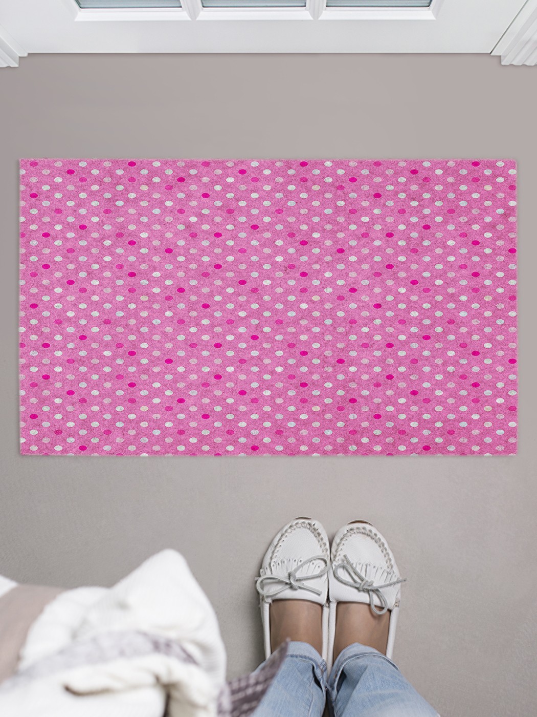 

Придверный коврик в прихожую для обуви, на резиновой основе, 75x45 см door_43373 JoyArty