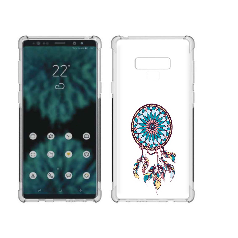 

Чехол MyPads Tocco для Samsung Galaxy Note 9 ловец снов синий (PT115235.598.443), Прозрачный, Tocco