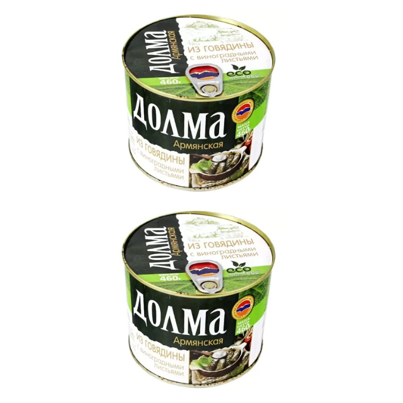 

Долма армянская Ecofood из говядины, 460 г х 2 штуки, Долма армянская