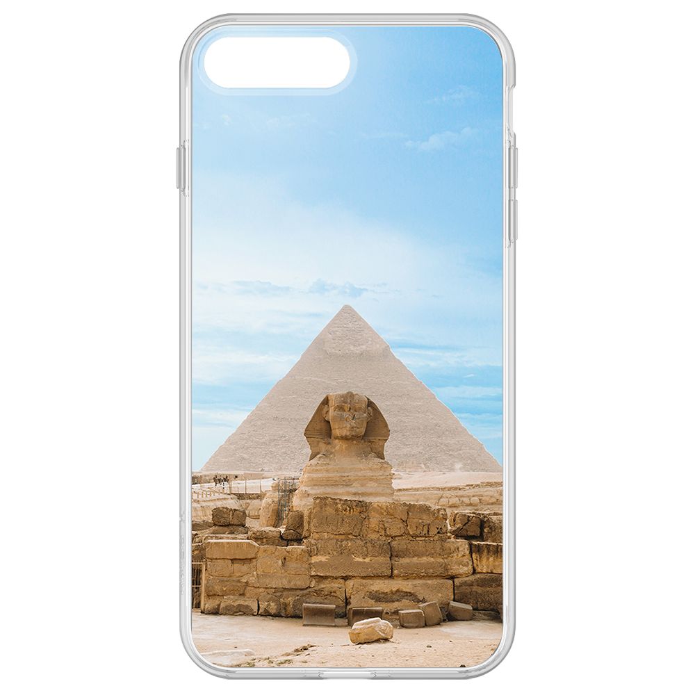 Чехол-накладка Krutoff Clear Case Египет, Сфинкс для iPhone 8 Plus