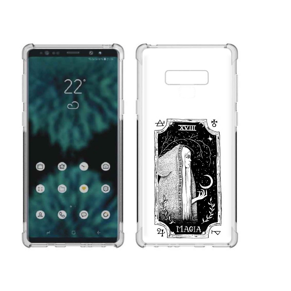 

Чехол MyPads Tocco для Samsung Galaxy Note 9 лунная магия (PT115235.598.447), Прозрачный, Tocco