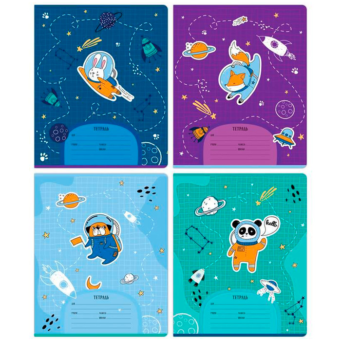

Тетрадь 24л линия MESHU "Space adventure"309790