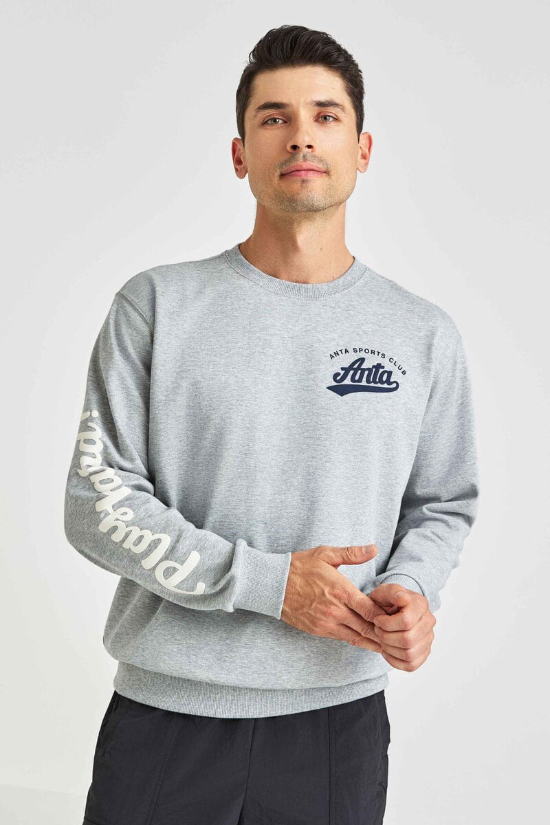 

Свитшот мужской Anta Vintage sports 852338732 серый XL, Vintage sports 852338732