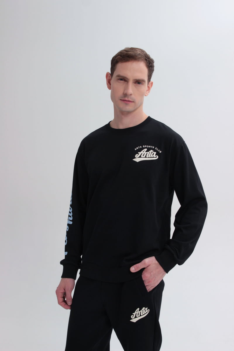 

Свитшот мужской Anta Vintage sports 852338732 черный XL, Vintage sports 852338732
