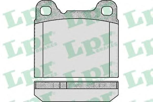

Тормозные колодки Lpr дисковые 05p362