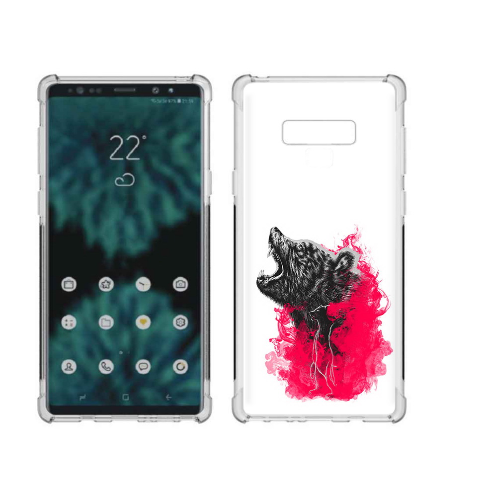 

Чехол MyPads Tocco для Samsung Galaxy Note 9 медведь в дымке (PT115235.598.463), Прозрачный, Tocco