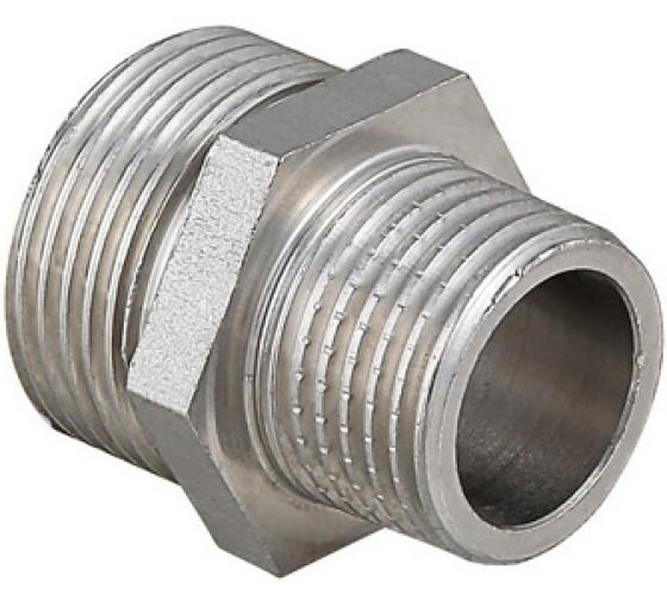 

Valtec Ниппель переходной 1 1/2"х1/2" нар.-нар. VTr.580.N.0804, Серебристый