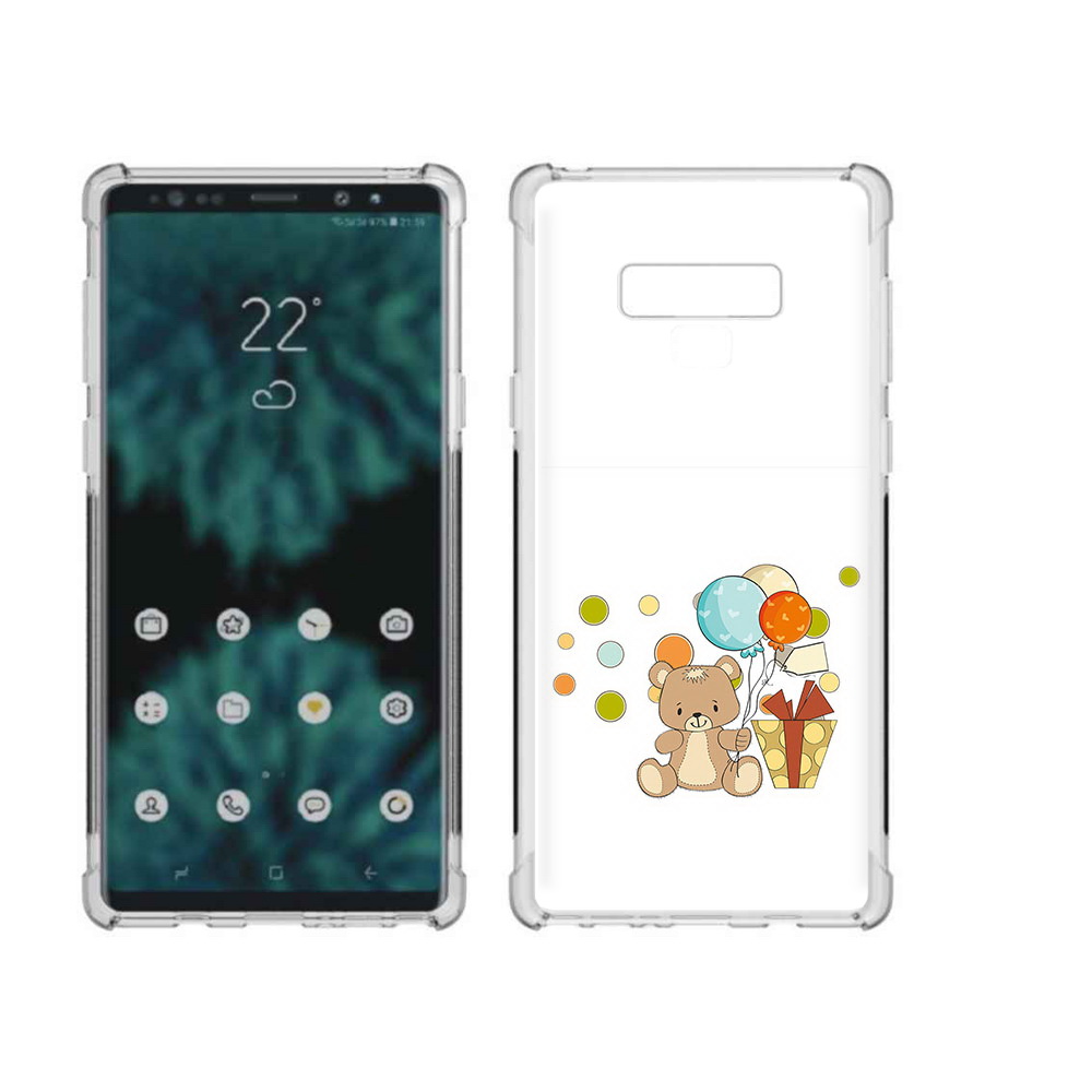 

Чехол MyPads Tocco для Samsung Galaxy Note 9 медвеженок с подарком (PT115235.598.470), Прозрачный, Tocco
