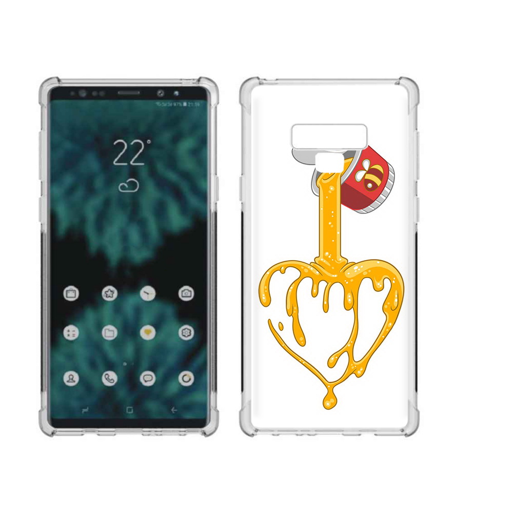 

Чехол MyPads Tocco для Samsung Galaxy Note 9 медовое сердце (PT115235.598.471), Прозрачный, Tocco