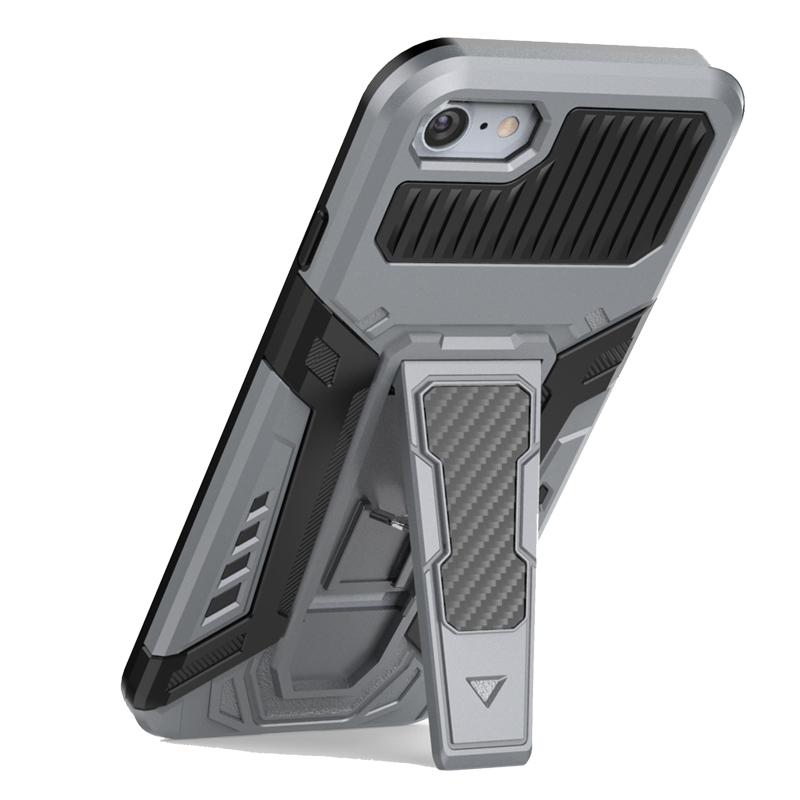 

Противоударный чехол Hammer для iPhone SE 2020/7/8 (серый)