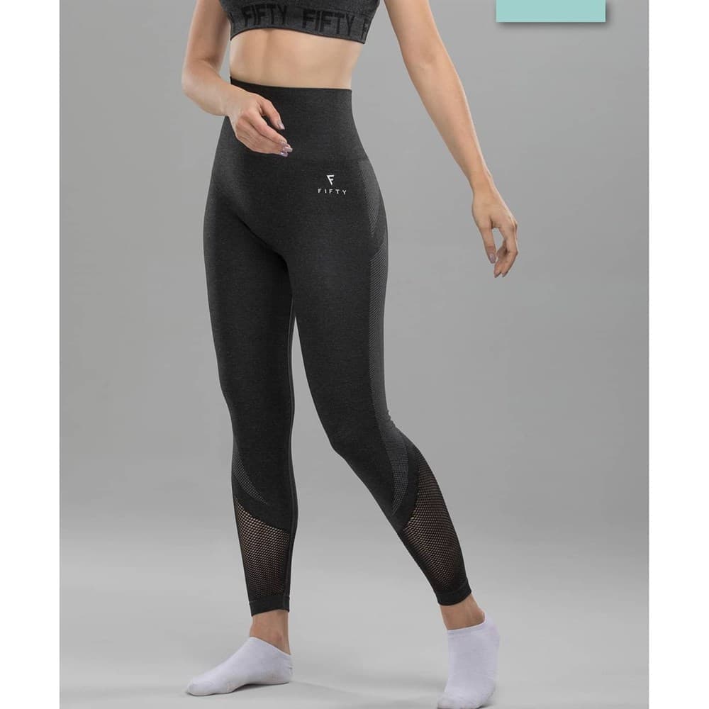 

Тайтсы женские Fifty УТ-00014499 серые XS, УТ-00014499