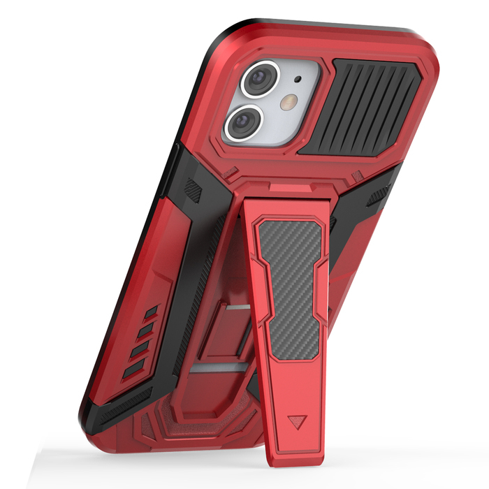 

Противоударный чехол Hammer для iPhone 12 Mini (красный)