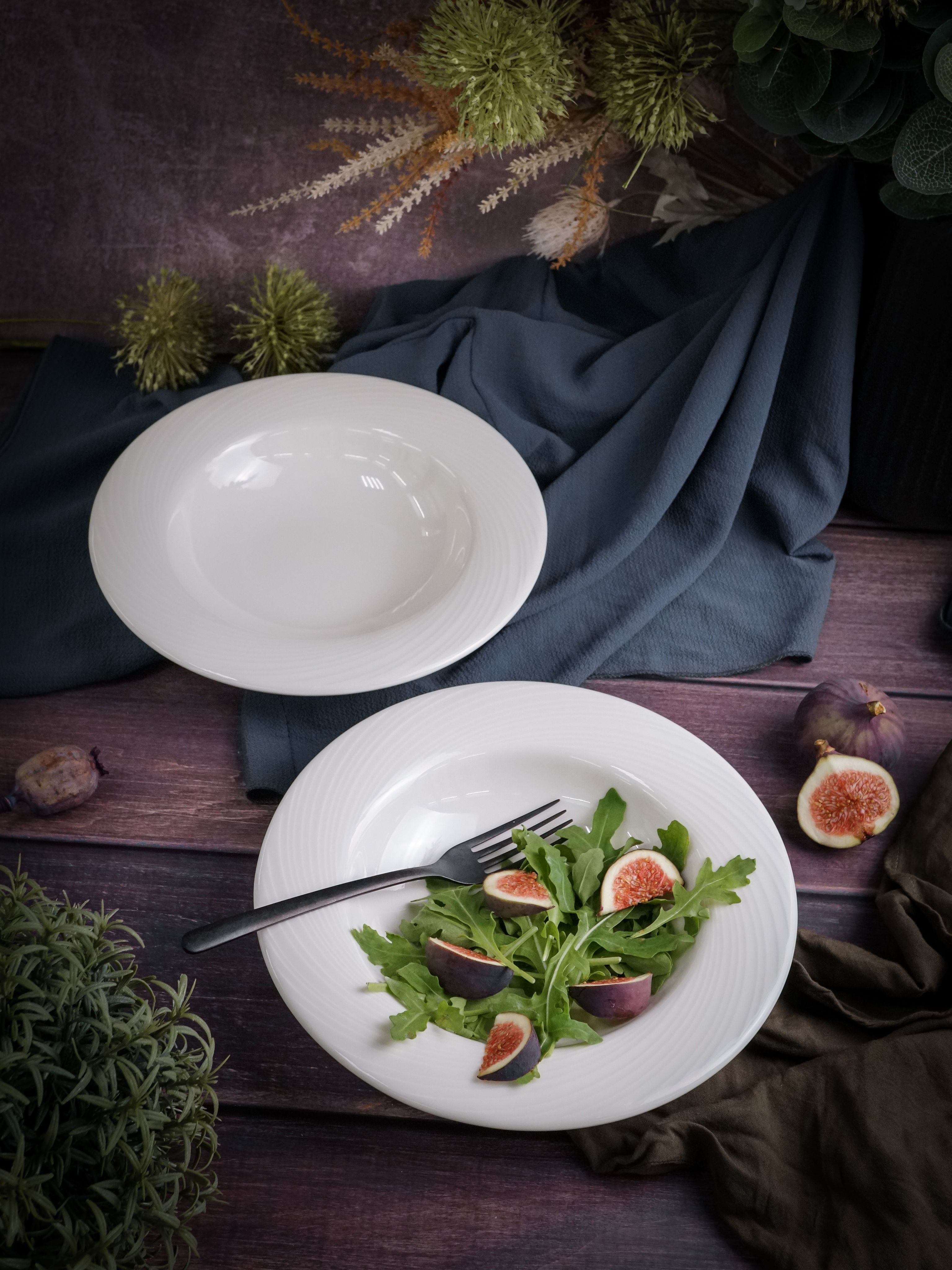 

Набор глубоких тарелок Porland Storm для пасты 500 мл, 2 шт, фарфор, 175925 шторм