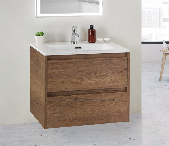 

Тумба для комплекта BelBagno KRAFT 39-600/390-2C-SO-RT rovere tabacco, Коричневый