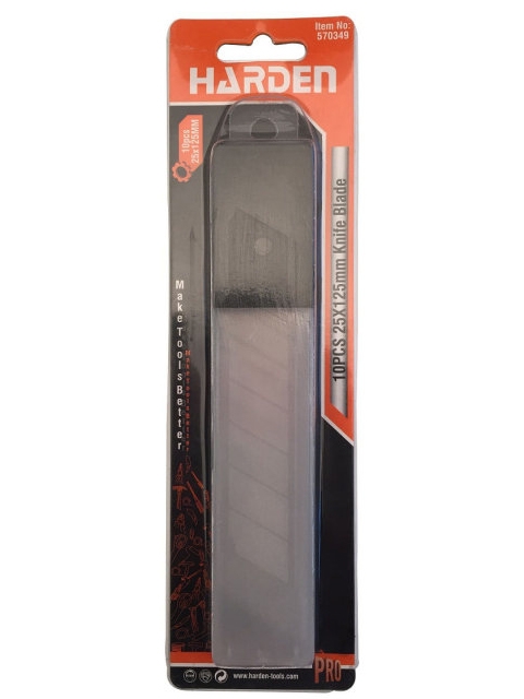 

Лезвия для ножа Harden 25x125x0.7mm 10шт 570349