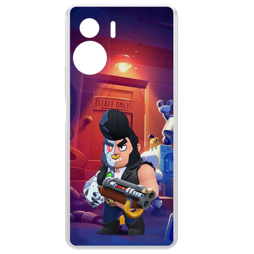 

Чехол-накладка Krutoff Clear Case Brawl Stars-Б-800 для Honor X50i, Прозрачный