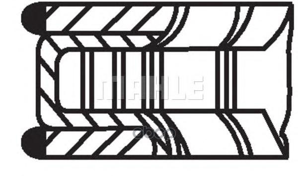 

083 12 N0 кольца поршневые d92x1.5x1.5x2 STD (1)\ BMW 540/740/X5 4.4 M62B44 96>