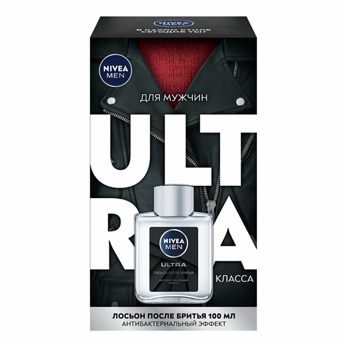 

Лосьон после бритья Nivea Ultra антибактериальный мужской 100 мл