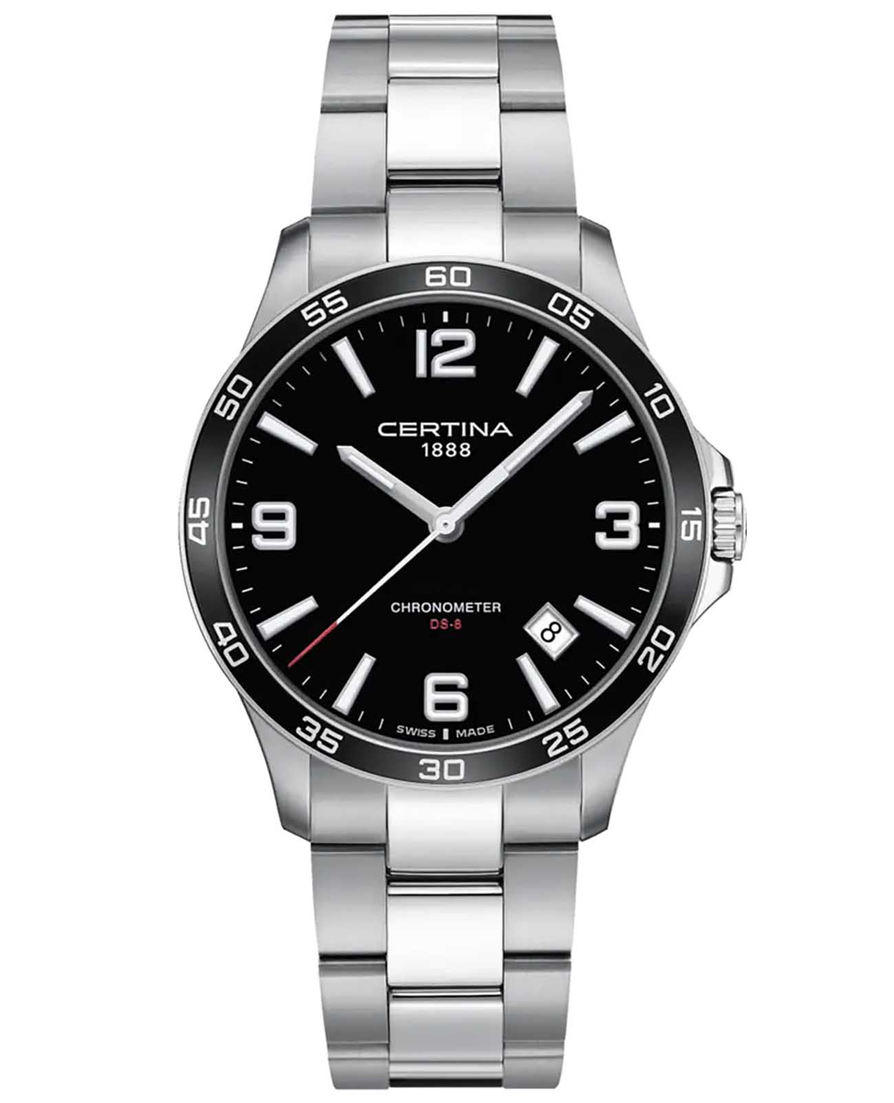 

Наручные часы мужские CERTINA DS-8 серебристые, DS-8