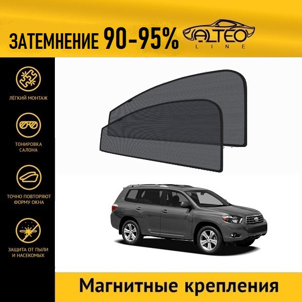 

Автошторки ALTEO на Toyota Kluger 2 (XU40) (2007-2010)