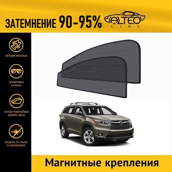 

Автошторки ALTEO на Toyota Kluger 3 (XU50) (2013-н.в.)