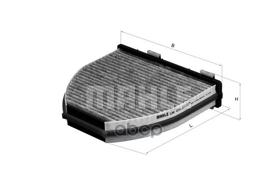 

Воздушный фильтр Mahle/Knecht для Mercedes-Benz C W204, E W212, GLK X204 LAK413
