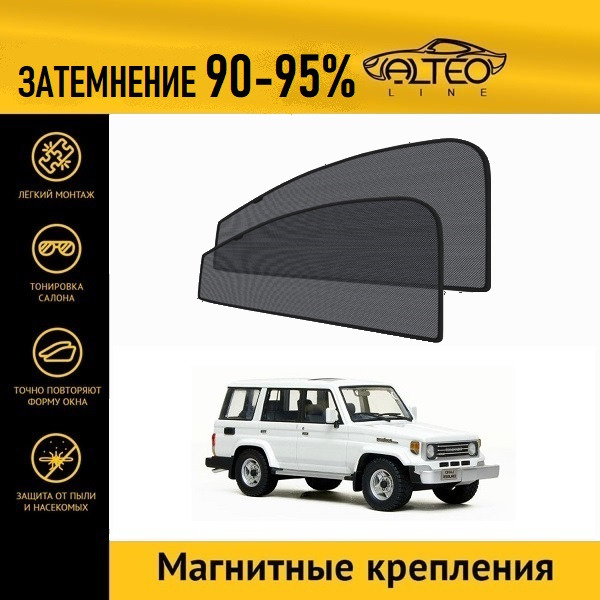 

Автошторки ALTEO на Toyota Land Cruiser 70 (1984-1999) джип 5d