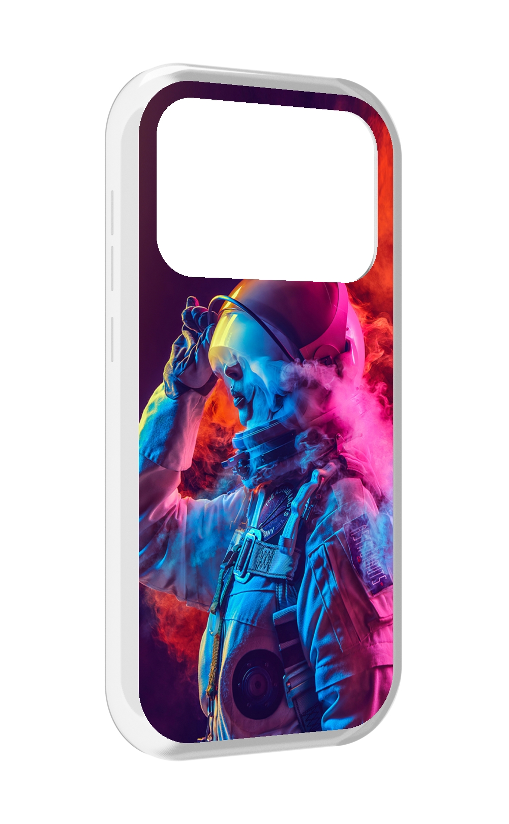 

Чехол MyPads астронавт в дыму для Oukitel F150 Air1 Pro / F150 Air1, Прозрачный, Tocco