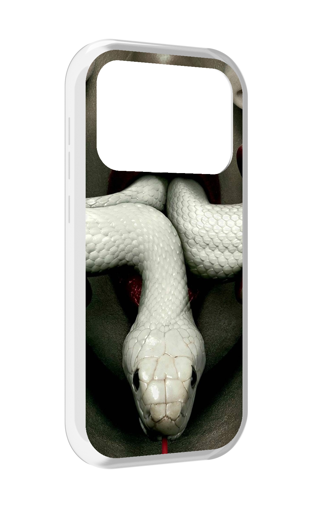 

Чехол MyPads белая-змея для Oukitel F150 Air1 Pro / F150 Air1, Прозрачный, Tocco