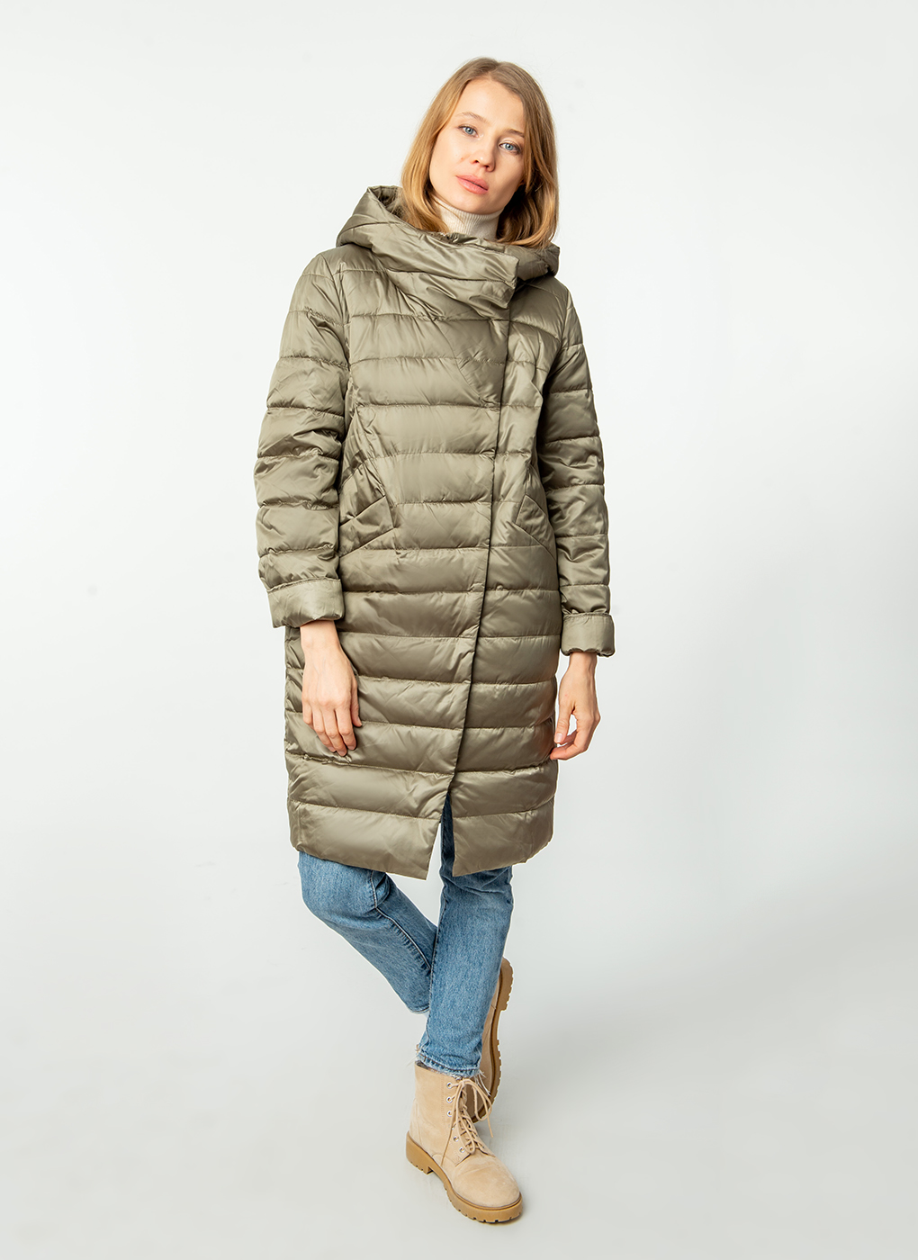 

Пальто женское Каляев 56554 зеленое 50 RU, 56554