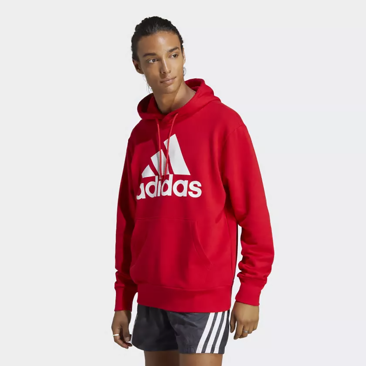 Худи Adidas для мужчин, IC9365, размер 2XL, бордово-белое-AETG