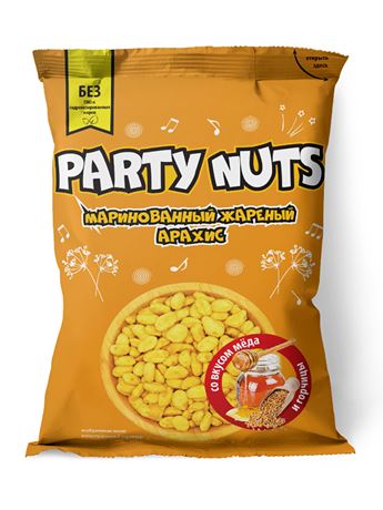 Арахис Party Nuts жареный маринованный со вкусом меда и горчицы 70 г
