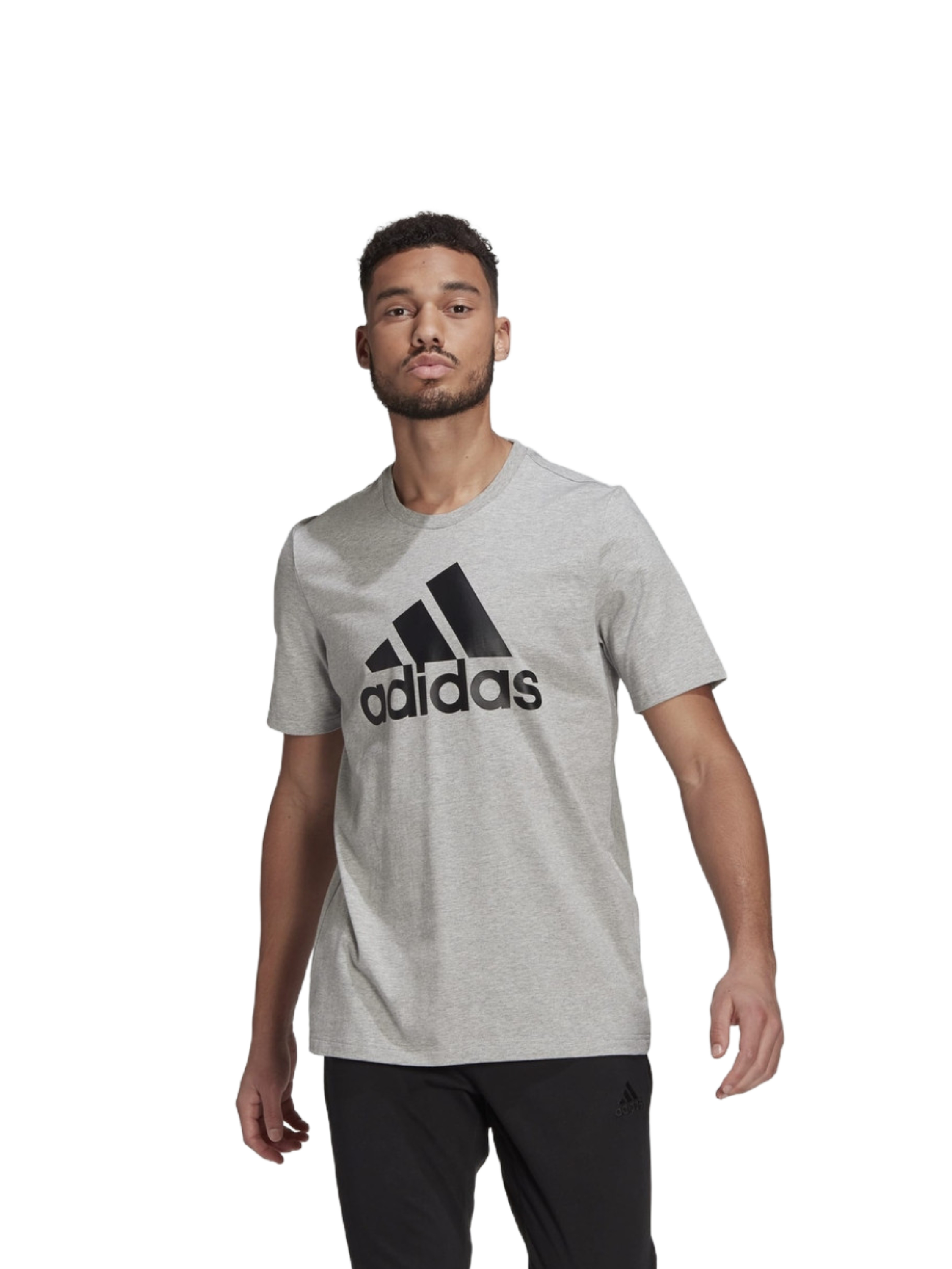 Футболка мужская Adidas Shirt Essentials Big Logo серая S 4454₽