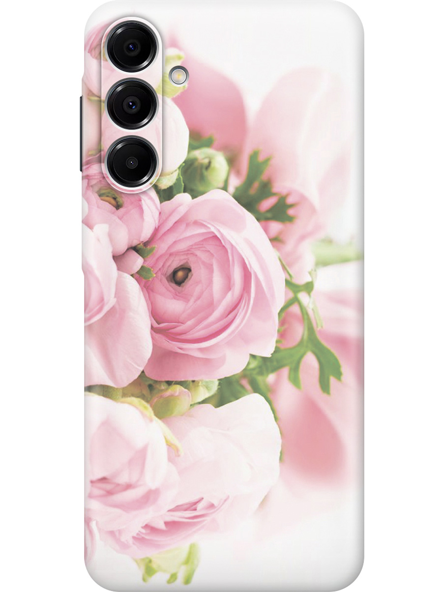 

Силиконовый чехол на Samsung Galaxy A16 с принтом "Розовые розы", Прозрачный;белый;розовый;серый, 786721721