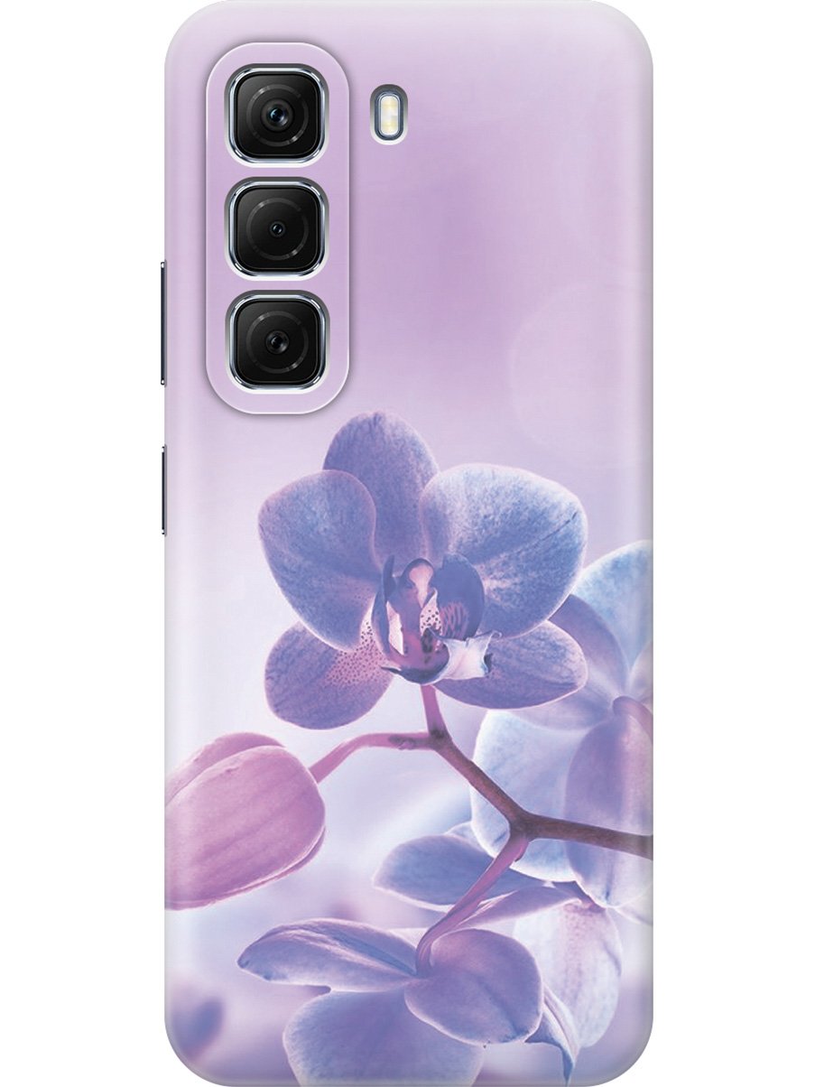 

Силиконовый чехол на Infinix Hot 50 4G с принтом "Лиловые орхидеи", Прозрачный;голубой;фиолетовый, 786718723