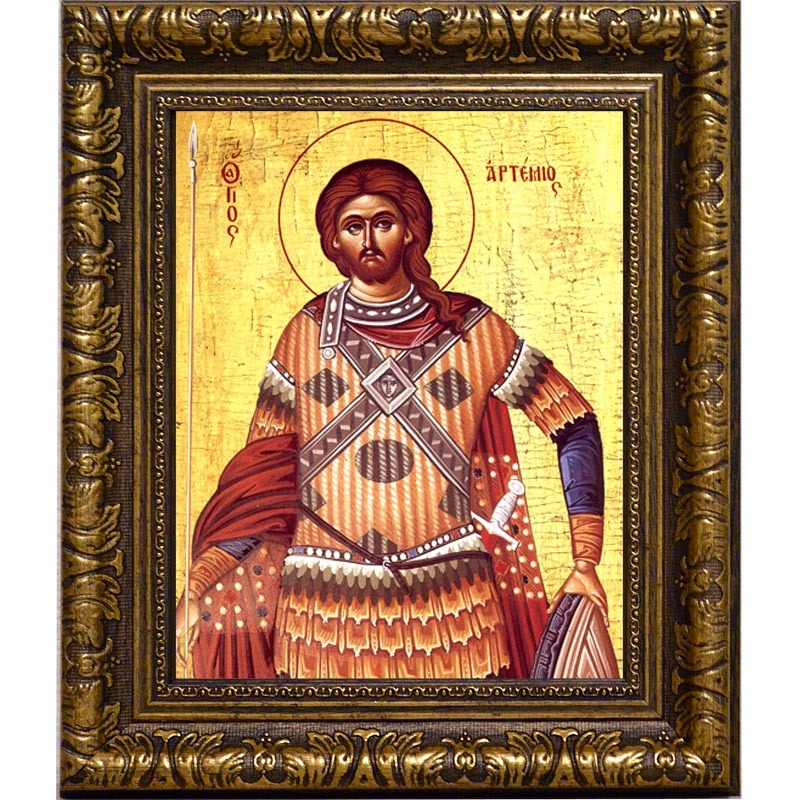 

Артемий Антиохийский Святой великомученик. Икона на холсте.