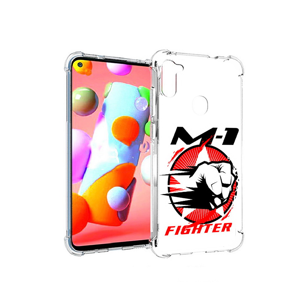 

Чехол MyPads Tocco для Samsung Galaxy A11 единоборства М-1 (PT149913.480.342), Прозрачный, Tocco