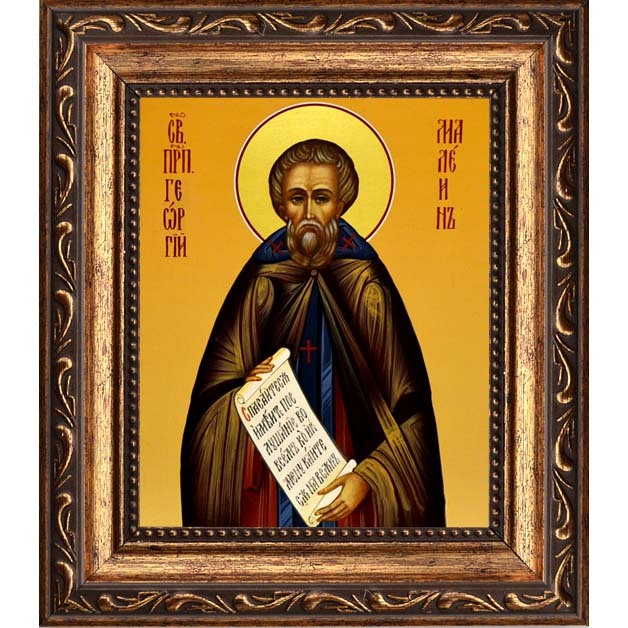 

Георгий Пелопонесский, Малеин преподобный. Икона на холсте.