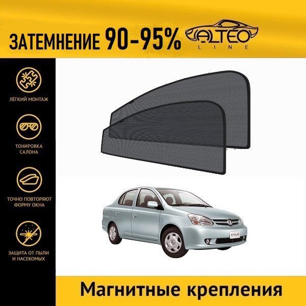 

Автошторки ALTEO на Toyota Platz 1 рестайлинг (XP10) (2002-2005)